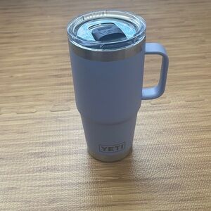 YETI Light Purple Tumbler with Twist Top and Handle